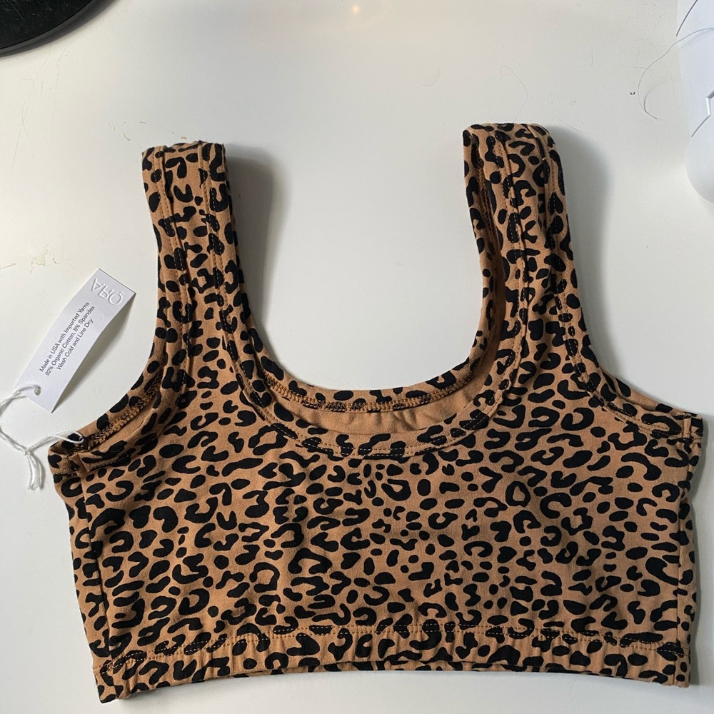NWT ARQ full coverage leopard bra